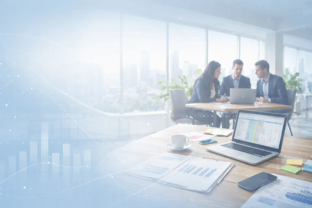 Abstract operations background suitable for distribution workflows