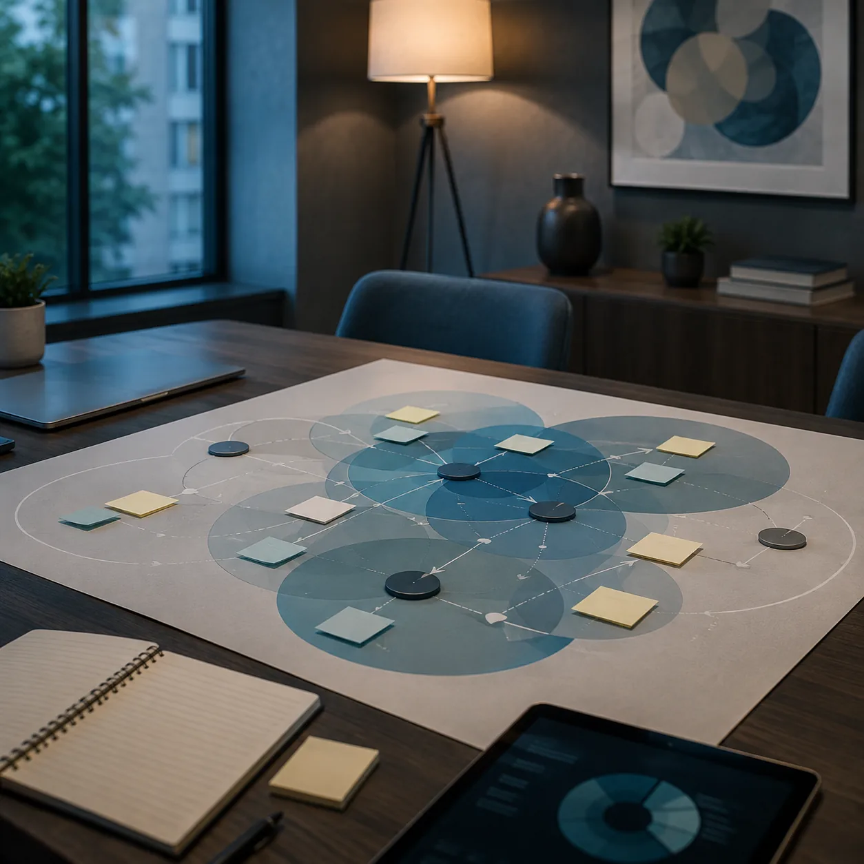 Perspective alignment mapping different viewpoints around a shared business issue
